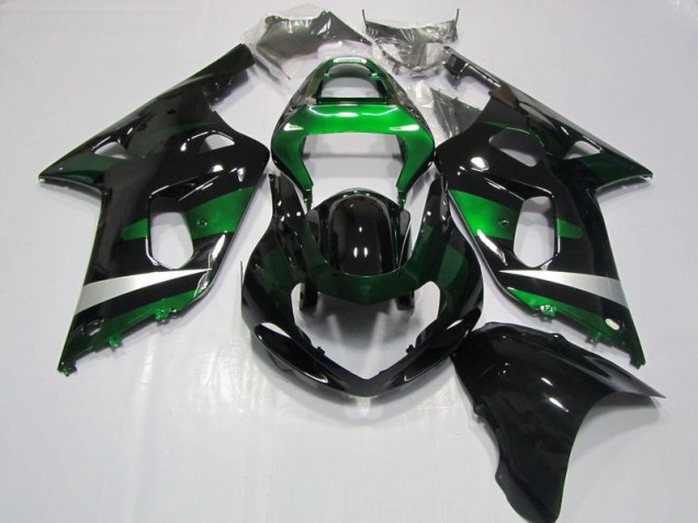 Cheap 2001-2003 Black Green Suzuki GSXR750 Motorcycle Fairing Canada Cheap 2001-2003 Black Green Suzuki GSXR750 Motorcycle Fairing Canada