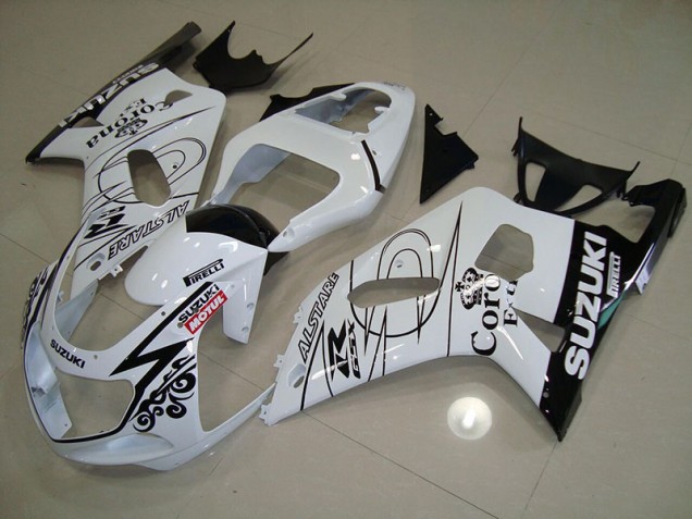 Cheap 2001-2003 White Alstare Motul Suzuki GSXR750 Motor Bike Fairings Canada Cheap 2001-2003 White Alstare Motul Suzuki GSXR750 Motor Bike Fairings Canada