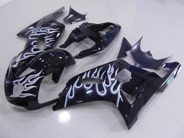 Cheap 2001-2003 Blue White Flame Suzuki GSXR750 Motor Fairings Canada