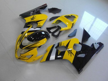 Cheap 2004-2005 Yellow Black Suzuki GSXR750 Moto Fairings Canada