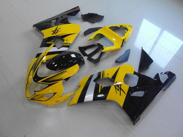 Cheap 2004-2005 Yellow Black Suzuki GSXR750 Moto Fairings Canada Cheap 2004-2005 Yellow Black Suzuki GSXR750 Moto Fairings Canada