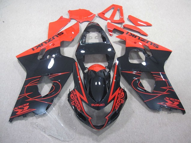 Cheap 2004-2005 Red Black Suzuki GSXR750 Motorcycle Fairings Canada Cheap 2004-2005 Red Black Suzuki GSXR750 Motorcycle Fairings Canada