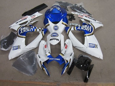 Cheap 2006-2007 Blue White Lucky Strike Motul Suzuki GSXR750 Motorbike Fairings Canada