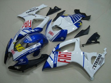 Cheap 2006-2007 White Blue Fiat 46 Suzuki GSXR750 Motor Bike Fairings Canada