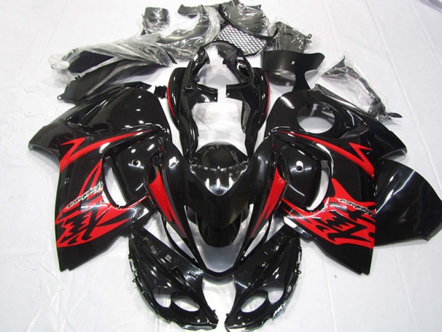 Cheap 2008-2019 Black Red Suzuki GSXR1300 Hayabusa Bike Fairing Kit Canada Cheap 2008-2019 Black Red Suzuki GSXR1300 Hayabusa Bike Fairing Kit Canada