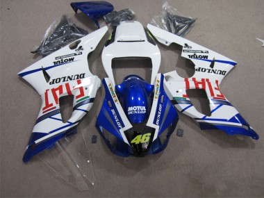 Cheap 1998-1999 Blue White Motul Dunlop 46 Yamaha YZF R1 Motorbike Fairing Kits Canada