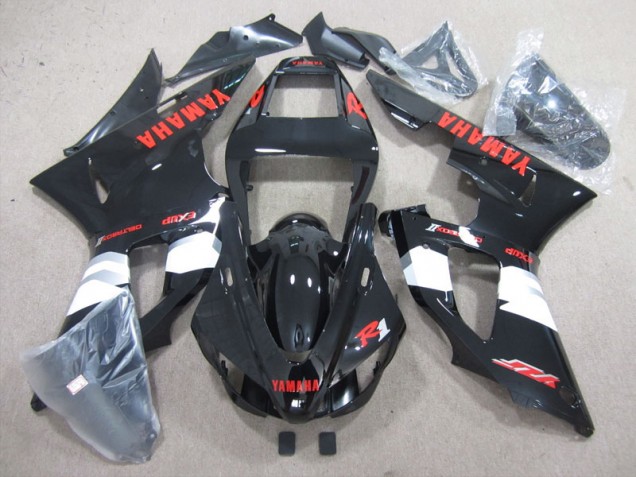 Cheap 1998-1999 Black Red Decal Yamaha YZF R1 Motorcycle Fairings Kits Canada