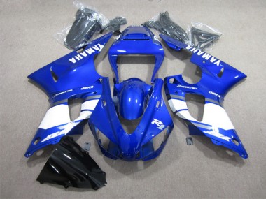 Cheap 1998-1999 Blue White Decal Yamaha YZF R1 Moto Fairings Canada