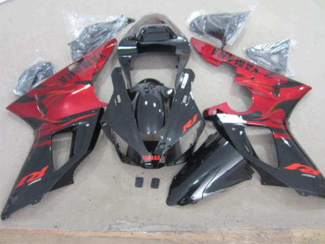 Cheap 2000-2001 Black Red Yamaha YZF R1 Motor Fairings Canada Cheap 2000-2001 Black Red Yamaha YZF R1 Motor Fairings Canada