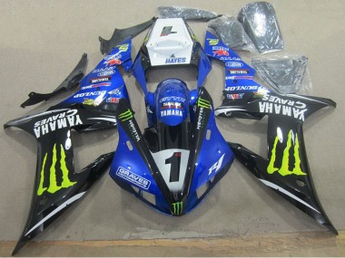 Cheap 2002-2003 Blue Black Graves 1 Yamaha YZF R1 Motorbike Fairing Canada