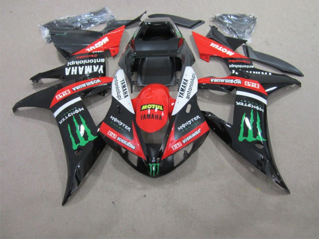 Cheap 2002-2003 Black Red Motul Yamaha YZF R1 Bike Fairings Canada Cheap 2002-2003 Black Red Motul Yamaha YZF R1 Bike Fairings Canada