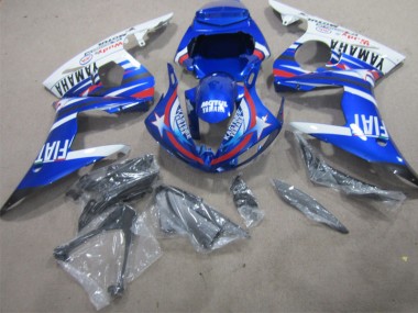 Cheap 2002-2003 Blue White Motul Fiat Yamaha YZF R1 Moto Fairings Canada