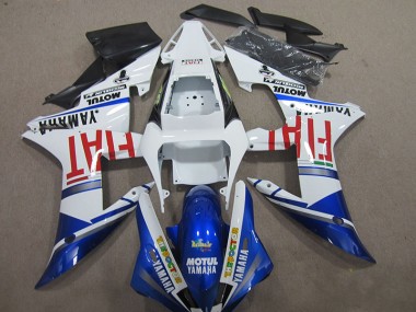 Cheap 2004-2006 Blue White Motul Fiat Yamaha YZF R1 Bike Fairing Canada