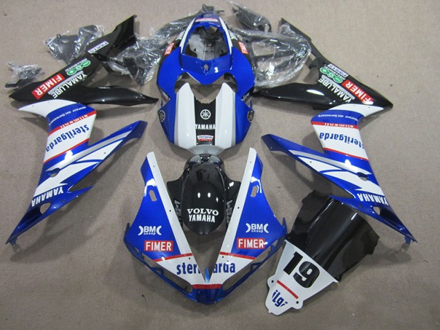 Cheap 2004-2006 Blue White Volvo Sterilgarda 19 Yamaha YZF R1 Replacement Fairings Canada Cheap 2004-2006 Blue White Volvo Sterilgarda 19 Yamaha YZF R1 Replacement Fairings Canada
