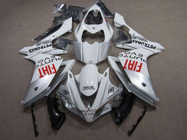 Cheap 2007-2008 White Fiat Yamaha YZF R1 Bike Fairings Canada Cheap 2007-2008 White Fiat Yamaha YZF R1 Bike Fairings Canada