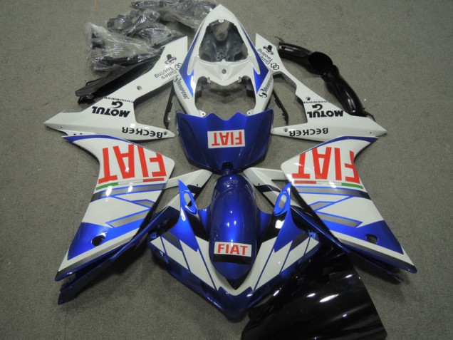 Cheap 2007-2008 Blue White Red Fiat Yamaha YZF R1 Motorcycle Replacement Fairings Canada