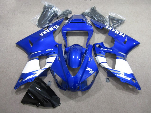 Cheap 2009-2011 Blue White Yamaha YZF R1 Moto Fairings Canada