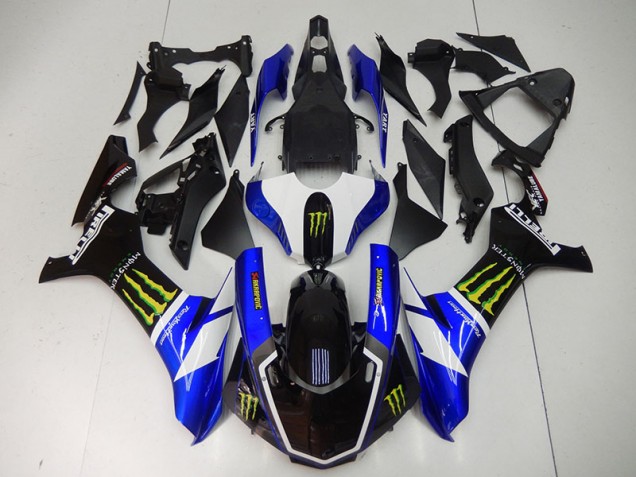 Cheap 2015-2019 Blue Black Monster Yamaha YZF R1 Motorbike Fairings Canada Cheap 2015-2019 Blue Black Monster Yamaha YZF R1 Motorbike Fairings Canada