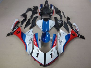 Cheap 2015-2019 White Blue Red Advantec Yamaha YZF R1 Motorcycle Fairing Canada