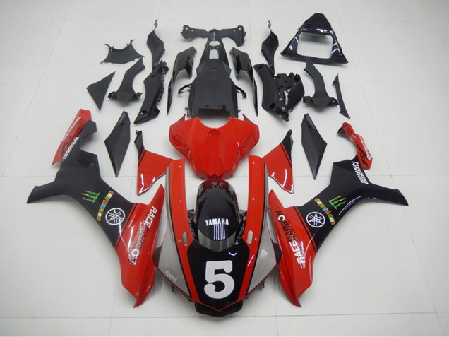 Cheap 2015-2019 Black Red 5 Yamaha YZF R1 Motorcycle Fairing Kit Canada Cheap 2015-2019 Black Red 5 Yamaha YZF R1 Motorcycle Fairing Kit Canada