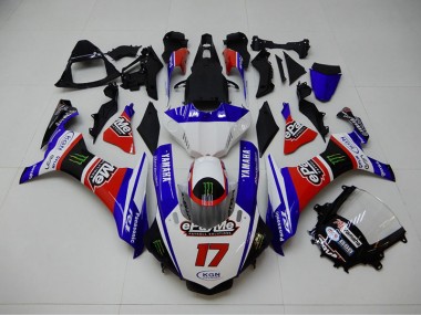 Cheap 2015-2019 Blue Red KGN 17 Yamaha YZF R1 Replacement Motorcycle Fairings Canada
