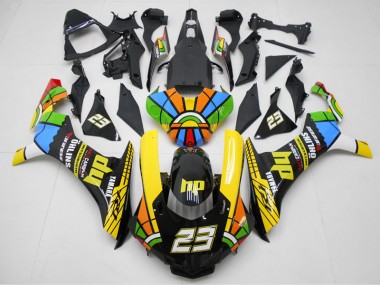 Cheap 2015-2019 Yellow Black 23 Yamaha YZF R1 Motorcyle Fairings Canada