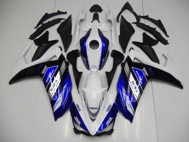 Cheap 2015-2022 Blue White Yamaha YZF R3 Motorcycle Fairing Canada