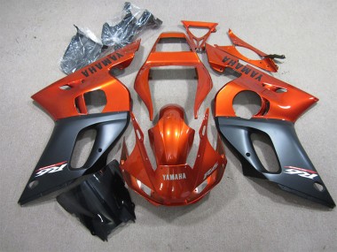 Cheap 1998-2002 Orange Black Yamaha YZF R6 Motorcyle Fairings Canada