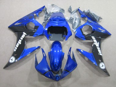 Cheap 2003-2005 Blue Black Yamaha YZF R6 Replacement Motorcycle Fairings Canada