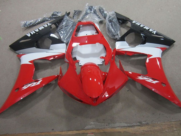 Cheap 2003-2005 Red White Yamaha YZF R6 Motorcycle Fairings Canada Cheap 2003-2005 Red White Yamaha YZF R6 Motorcycle Fairings Canada