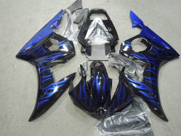 Cheap 2003-2005 Black Blue Flame Yamaha YZF R6 Bike Fairings Canada Cheap 2003-2005 Black Blue Flame Yamaha YZF R6 Bike Fairings Canada