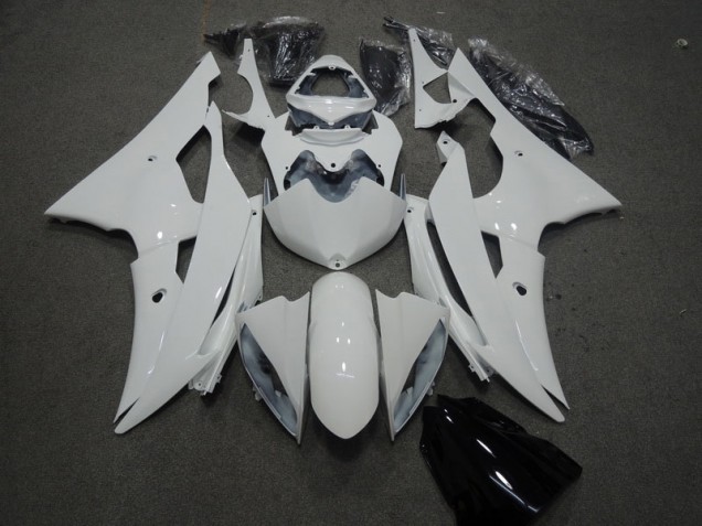 Cheap 2008-2016 White Yamaha YZF R6 Motorcyle Fairings Canada Cheap 2008-2016 White Yamaha YZF R6 Motorcyle Fairings Canada